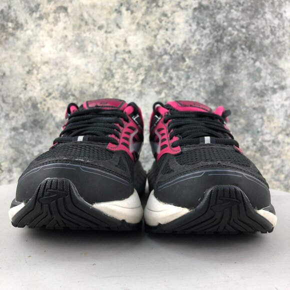 Brooks Women's Size 7.5 2A Addiction 13 Black Pink Running Sneakers 1202532A070 - Picture 2 of 13